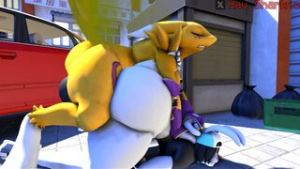 Rae and Rory fuck while passing gas (By Mavsharkie) - Digimon animation on Crohasit