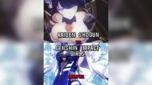 Raiden Shogun VS Genshin Impact Girls | WIS - Genshin Impact animation on Crohasit