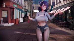 Raiden Shogun_LILAC - Genshin Impact animation on Crohasit