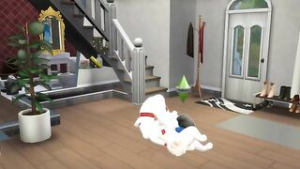 Raven and her dog - The sims animation on Crohasit