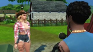 Redneck Girl - The sims animation on Crohasit