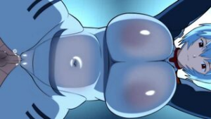 Rei x Shinji Vampiranhya - neon genesis evangelion animation on Crohasit