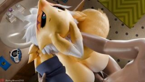 Renamon Doggystyle ft. Nyx – BabyMoonArt - ﻿3D animation on Crohasit