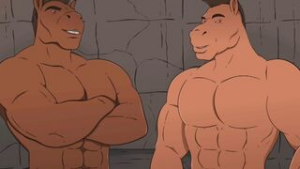 Ross QUEST – Ross Takes Two Horse Studs - 2D animation on Crohasit