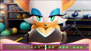 Rouge The Bat Fap/Cock Hero - Sonic the Hedgehog animation on Crohasit