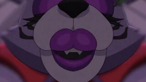 Roxanne Wolf wants a kiss (no sound) - Five Nights at Freddy's animation on Crohasit