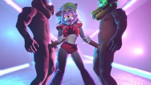 Roxy Dancing with Dicks - ﻿3D animation on Crohasit