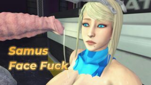 Samus Face Fuck - aliens animation on Crohasit