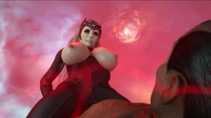 Scarlet Witch Rides Her New Husband [0Zman] - ﻿3D animation on Crohasit
