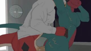Sex at work - 2D animation on Crohasit