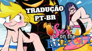 Sex on The Beach [PT-BR] - panty and stocking with garterbelt animation on Crohasit
