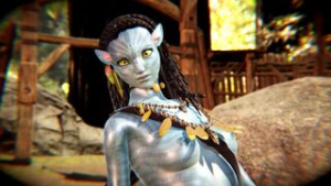 Sex with Neytiri - ﻿3D animation on Crohasit