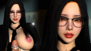Sexy glasses girl HandJOB (Korean) - Virt-A-Mate animation on Crohasit