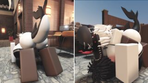 Shark girl treats herself to a spa day with me - Roblox animation on Crohasit