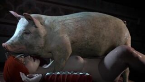 She have fun with her new boyfriend - ﻿3D animation on Crohasit