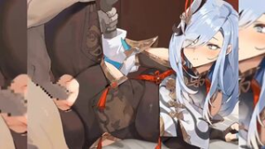 Shenhe leg up missionary - Genshin Impact animation on Crohasit