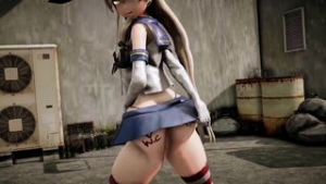 Shimakaze is eager to have sex in public places [R18] Taka84 - ﻿3D animation on Crohasit