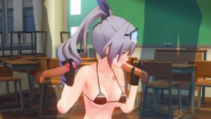 Silver Wolf Group Sex - ﻿3D animation on Crohasit