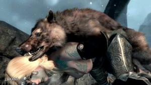 (Skyrim) Ice and heat - The Elder Scrolls V: Skyrim animation on Crohasit