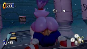 Sonic and blaze alone time - ﻿3D animation on Crohasit