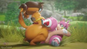 Sticks gone feral - Sonic the Hedgehog animation on Crohasit