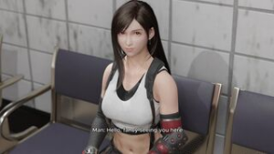Subway Tifa - Final Fantasy animation on Crohasit