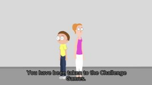 Summer gives Morty a blowjob – CHALLENGE GAMES - Rick and Morty animation on Crohasit