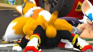 Tails Cowgirl Shadow [silvertilver] - ﻿3D animation on Crohasit