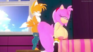 Tails fucks Amy on The Table one fine day – [Leviantan581re] - ﻿3D animation on Crohasit