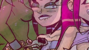 Teen Titans Jinx x Raven x Starfire X Blackfire [Futa] - Teen Titans animation on Crohasit