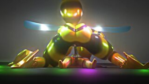 Terraria Humanoid Quen Bee - ﻿3D animation on Crohasit