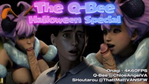 The Q-Bee Halloween Special [Onagi][4K60FPS] - ﻿3D animation on Crohasit