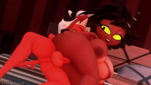 The Wedding Night of Millie and Moxxie - ﻿3D animation on Crohasit