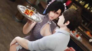 Tifa In The Bar [jerid] - ﻿3D animation on Crohasit
