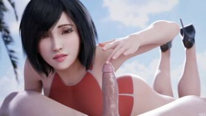 Tifa Lockhart At The Beach [Nessfm] - ﻿3D animation on Crohasit