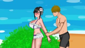 Tifa NTR Gangbangbang At the Beach - Final Fantasy animation on Crohasit