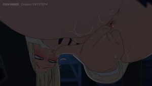 Toga Fingering Herself - My Hero Academia animation on Crohasit