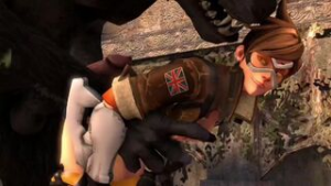 Tracer Getting Doggystyled by Werewolf | LacroixSFM Progress - Overwatch animation on Crohasit