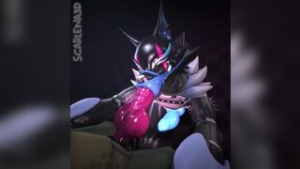Two hot furries - ﻿3D animation on Crohasit