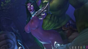 Tyrande Defeated But Not Surrendered [Leeterr] - ﻿3D animation on Crohasit