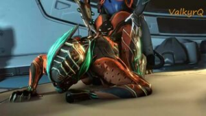 Valkyr aliengirl slave sex - Warframe animation on Crohasit