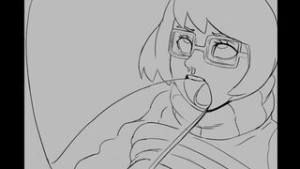 Velma vs ghost, werewolf, and mummy. - Scooby Doo animation on Crohasit