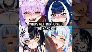 Who’s Getting Fucked The Hardest? – Vtubers [HMV] - Hololive animation on Crohasit
