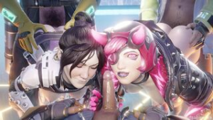 Wattson x Wraith 2 – Dzooworks - Apex Legends animation on Crohasit