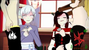 Weiss and Ruby Ear-Fuck [SFM-Slayer] - ﻿3D animation on Crohasit