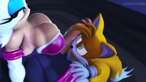 Wererouge and Tails - ﻿3D animation on Crohasit