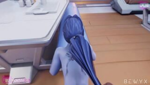 Widow Glorious Booty - Overwatch animation on Crohasit