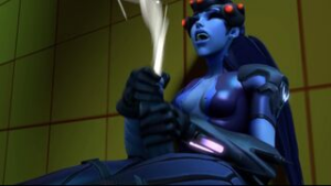 Widowmaker Alleyfap and Self-suck - ﻿3D animation on Crohasit