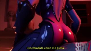 Widowmaker(Secazz)[Subtitulado Por Brown] - Overwatch animation on Crohasit