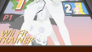 Wii Fit trainer new Victory pose - Super Smash Bros animation on Crohasit